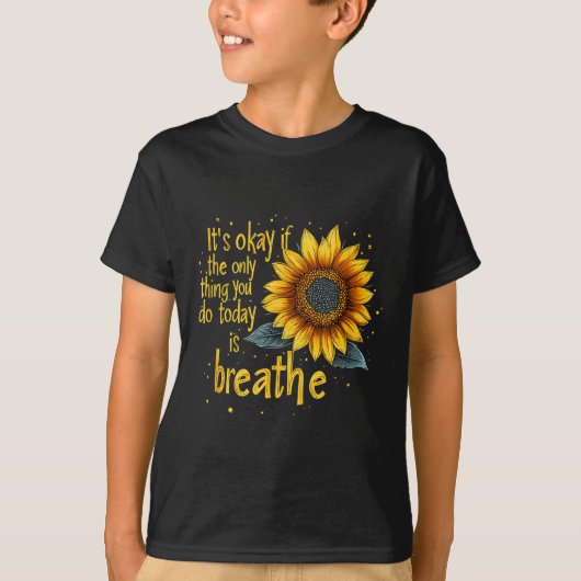 Sunflower Suicide Awareness  T-Shirt (Vorderseite)