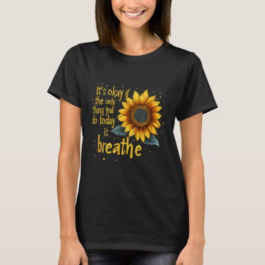 Sunflower Suicide Awareness T-Shirt (Vorderseite)