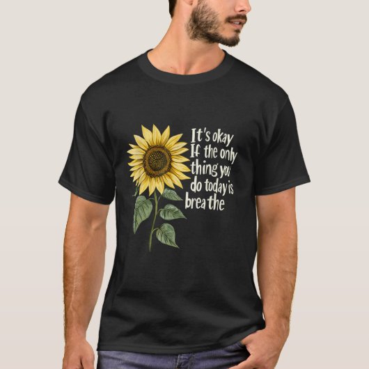 Sunflower Suicide Awareness  T-Shirt (Vorderseite)