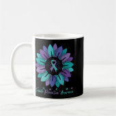 Sunflower Suicide Prevention Awareness Month Kaffeetasse (Links)