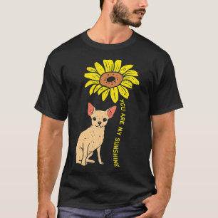 Sunflower Sunshine Chihuahua Chiwawa Dog T-Shirt