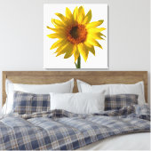 Sunflower Sunshine Leinwanddruck (Insitu (Schlafzimmer))