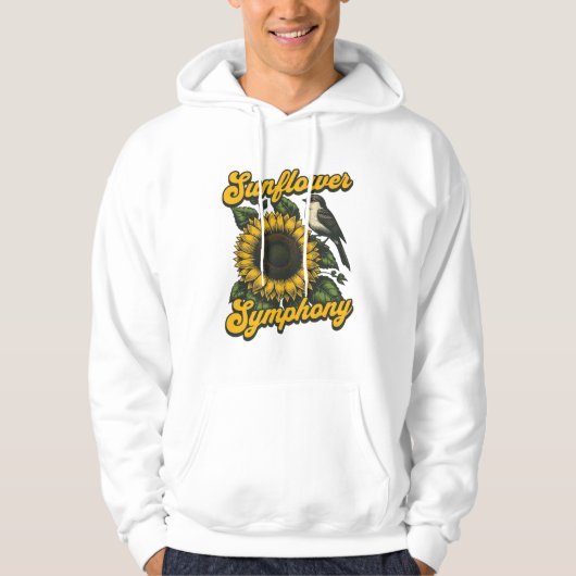 Sunflower Symphony T-Shirt Hoodie (Vorderseite)