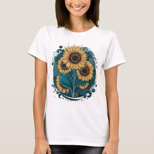Sunflower Symphony Women Tshirt (Vorderseite)
