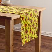 Sunflower Table Runner Kurzer Tischläufer (Beispiel)