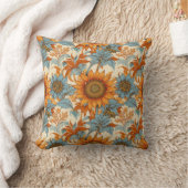 Sunflower Throw Pillow Kissen (Decke)