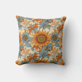 Sunflower Throw Pillow Kissen