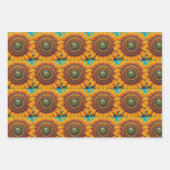 Sunflower Tiles Trio Geschenkpapier Set (Vorderseite 3)