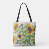 SunFlower Tote Bag Tasche (Rückseite)