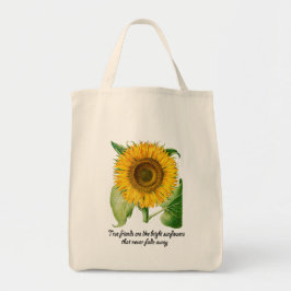 Sunflower Tote Shopping Bag Friend Flower Gift Tragetasche