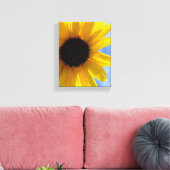 ~SuNFLoWeR TRio oN Leinwand #1~ (Insitu (Wohnzimmer))
