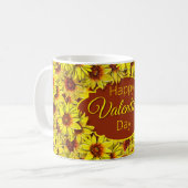 Sunflower Valentine's Day Mug Kaffeetasse (Vorderseite Links)