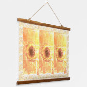 Sunflower Vendredi Wandteppich Mit Holzrahmen (Gewinkelt)