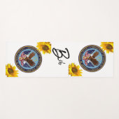 Sunflower Veteran Yoga Mat Yogamatte (Vorderseite (Horizontal))