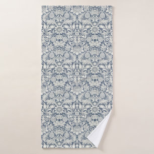 Sunflower Vintag William Morris Blues Badehandtuch