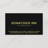 SUNFLOWER VISITENKARTE (Rückseite)