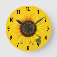 Sunflower Wall Clock