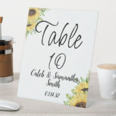 Sunflower wedding sockelschild (In Situ)