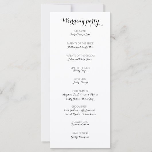 Sunflower white rose watercolor wedding Flat Card (Rückseite)