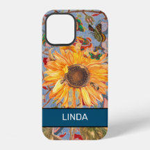 SUNFLOWER WILLIAM MORRIS iPhone 12 FALL DIY NAME