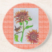 Sunflower Wren Untersetzer (Vorne)