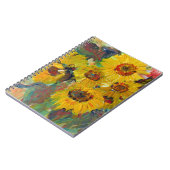 sunflower writing pad notizblock (Linke Seite)