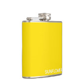 Sunflower Yellow Colour Name Flachmann (Rechts)