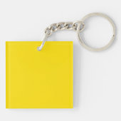 Sunflower Yellow Colour Name Schlüsselanhänger (Rückseite)