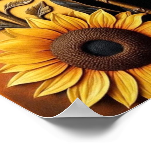 SunFlowerHexe Poster (Ecke)