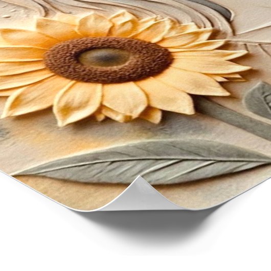 SunFlowerHexe Poster (Ecke)