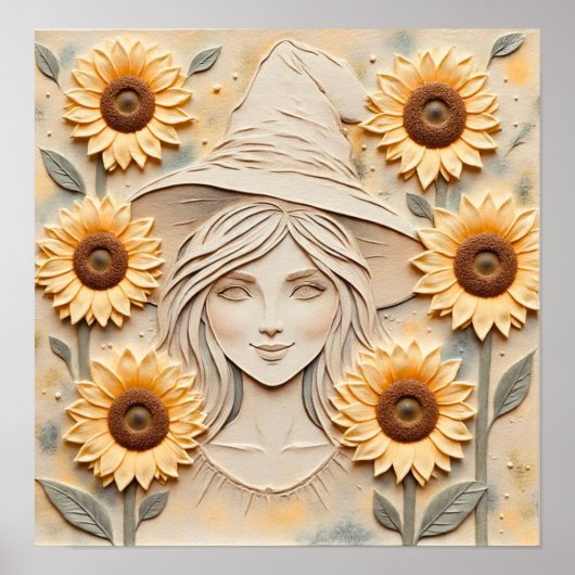 SunFlowerHexe Poster (Vorne)