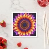 SunFlowerMandala Serviette (Beispiel)