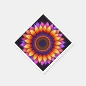 SunFlowerMandala Serviette (Ecke)