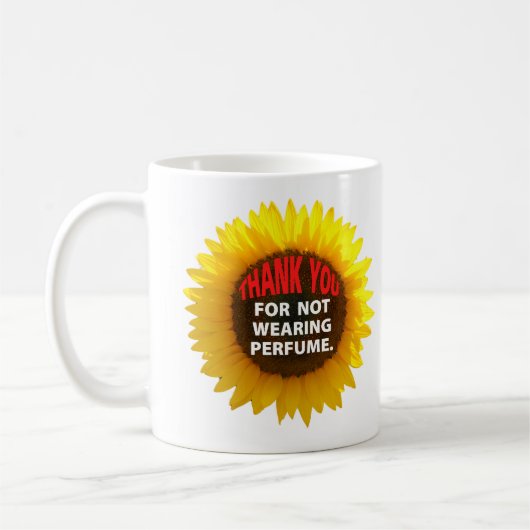 SunflowerNoPerfume Kaffeetasse (Links)