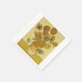 Sunflowers 1888 by Vincent van Gogh Serviette (Ecke)