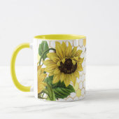 SUNFLOWERS AND BEES TASSE (Links)