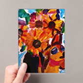 Sunflowers and chihuahua  acryleinladungen (Insitu (Handheld))