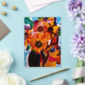 Sunflowers and chihuahua  acryleinladungen (In Situ (Hochzeit))