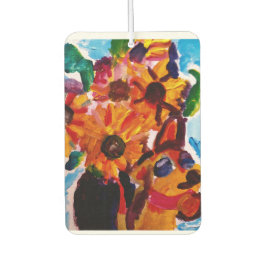 Sunflowers and chihuahua  autolufterfrischer