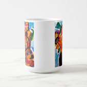 Sunflowers and chihuahua  kaffeetasse (Mittel)