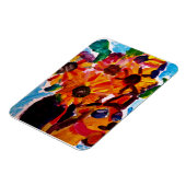 Sunflowers and chihuahua  magnet (Linke Seite)