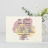 Sunflowers and Roses Bouquet Einladung (Stehend Vorderseite)