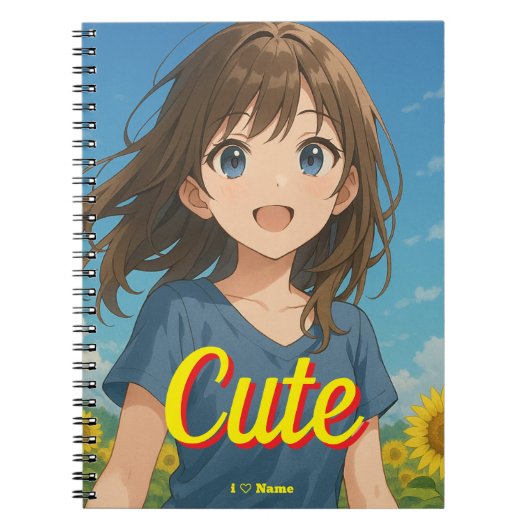 Sunflowers and Your Smile Notizblock (Vorderseite)