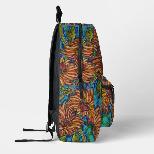 Sunflowers Back Pack Bedruckter Rucksack (Links)