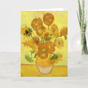 Sunflowers by Vincent van Gogh Dankeskarte