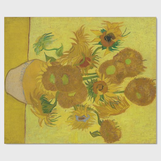 Sunflowers by Vincent van Gogh Geschenkpapier (Flach)