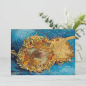 Sunflowers by Vincent van Gogh Karte (Stehend Vorderseite)