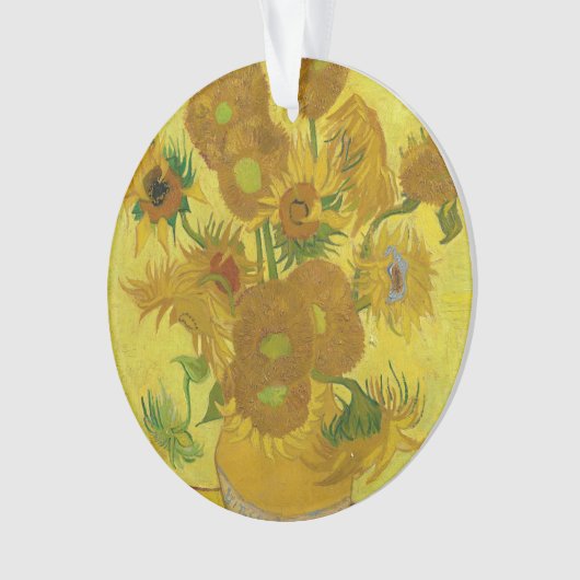 Sunflowers by Vincent van Gogh Ornament (Vorderseite)