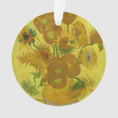 Sunflowers by Vincent van Gogh Ornament (Vorderseite)