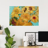 Sunflowers by Vincent van Gogh Poster (Heimbüro)